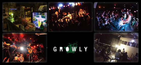 GROWLY ライブの様子